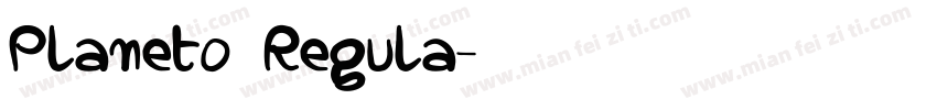 Planeto Regula字体转换